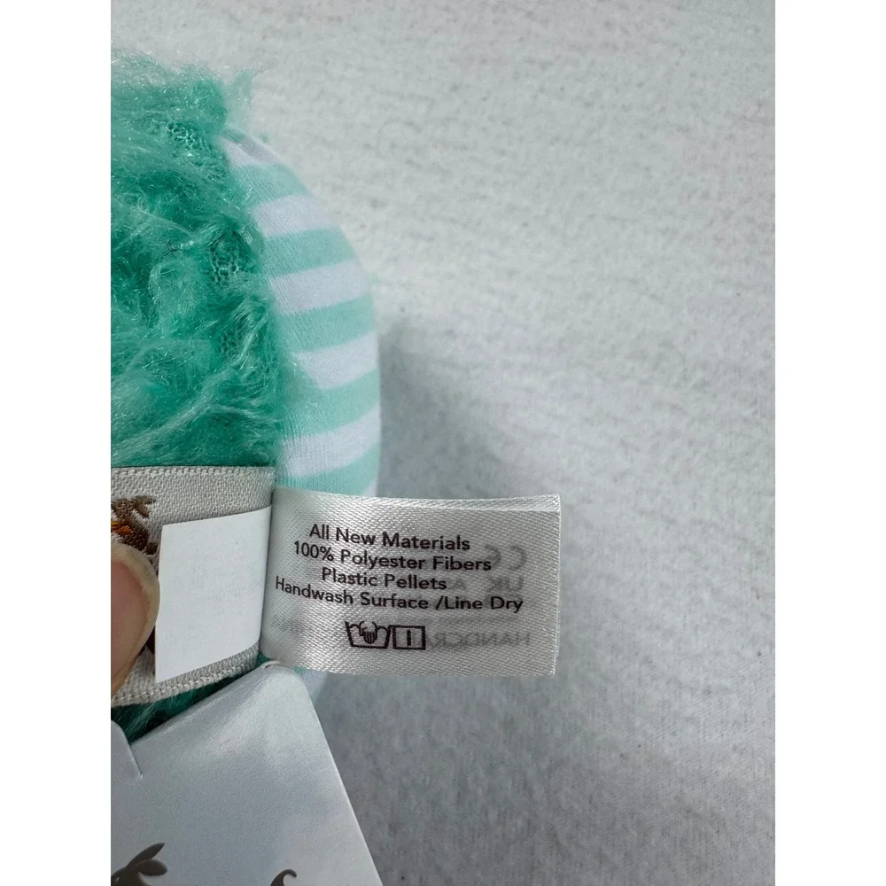 Bunnies by the Bay Piper The Sandpiper Plush NWT Teal Striped Bird
